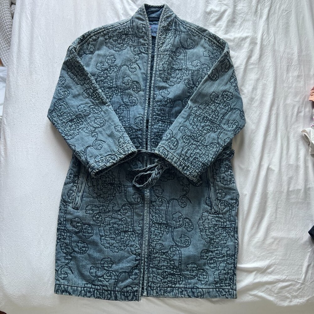 Lucky Brand Floral Quilted Kimono - Picture 4 of 10